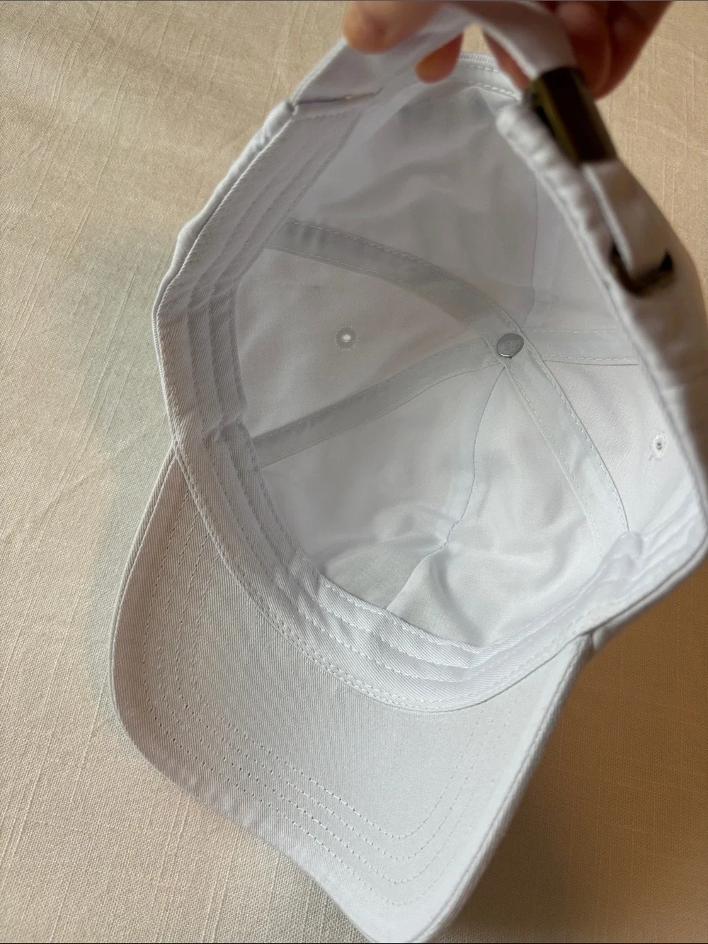 St Barths NEW White Baseball Cap with Teal Starfish Embroidered Emblem - New